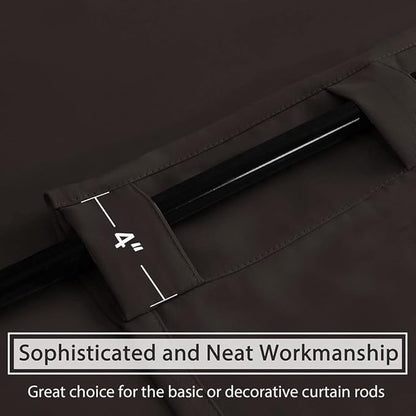 H.VERSAILTEX Blackout Curtains Thermal Insulated Window Treatment Panels Room - Image 9