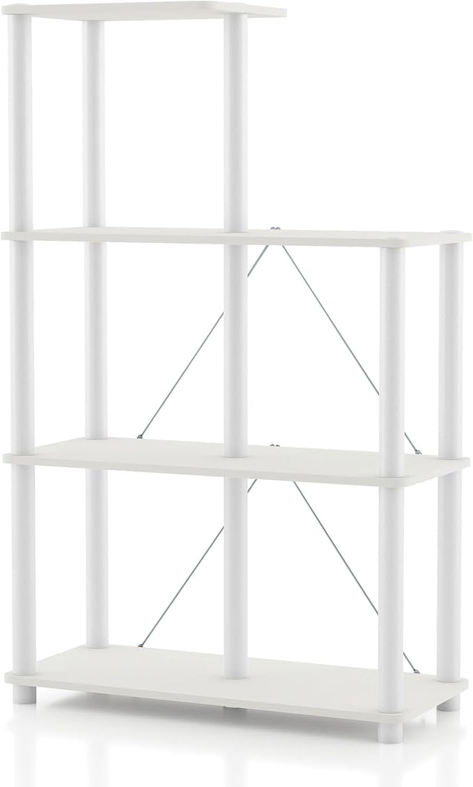 Homes: Inside + Out Apexa Modern 5-Cube Ladder Shelving Units, Collectibles by HOMESInsideOut