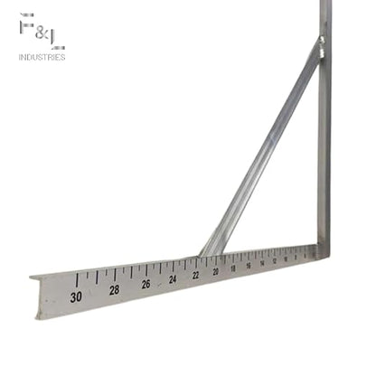 F&L Heavy-Duty Aluminum Square Duct Tool – Precision 90° Angle Cutting Guide - Image 7