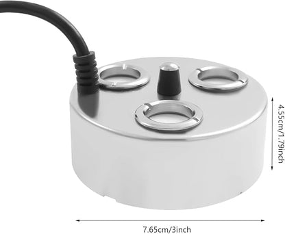 Ultrasonic Mist Maker 3 Head Ultrasonic Fogger Mist Maker Air-cooled Fog - Image 2