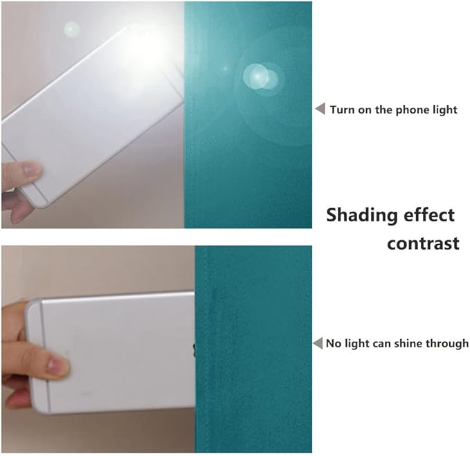NICETOWN Full Shading Curtains 90 inches Long 2 Panels Set - Image 3
