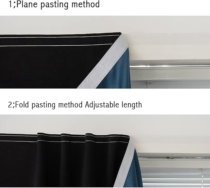 Autohesion Curtains for Windows, Bedroom Blackout Curtains for - Image 7