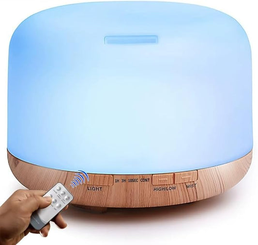 500ml Home/Office Aroma Diffuser, Essential & Fragrant Oil Vaporizer by DOBYUS