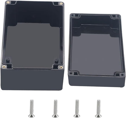 Outdoor Waterproof Junction Box IP67 Project Box ABS Black Electrical Boxes by Otdorpatio