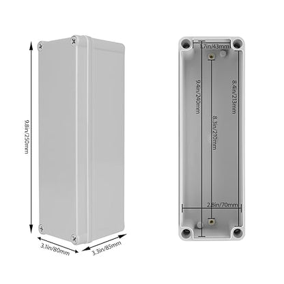 Junction Box，9.8"x 3.3"x 3.1" Outdoor Electrical Box - Image 2