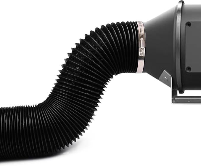 Dryer Vent Hose Air Ducting: 8 Inch 25FT Flexible Aluminum PVC Insulated Duct - Image 7