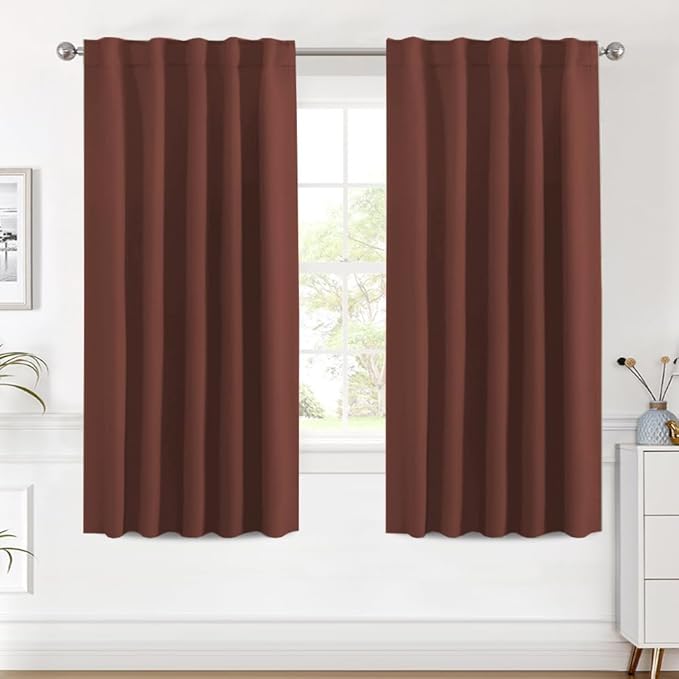 H.VERSAILTEX Blackout Curtains Thermal Insulated Window Treatment Panels Room by HVERSAILTEX