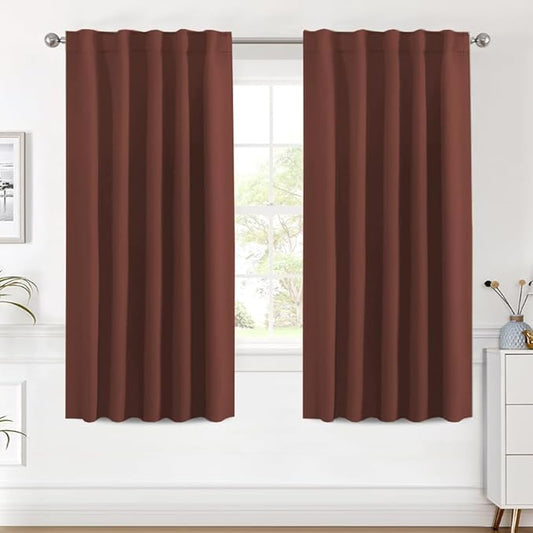 H.VERSAILTEX Blackout Curtains Thermal Insulated Window Treatment Panels Room by HVERSAILTEX