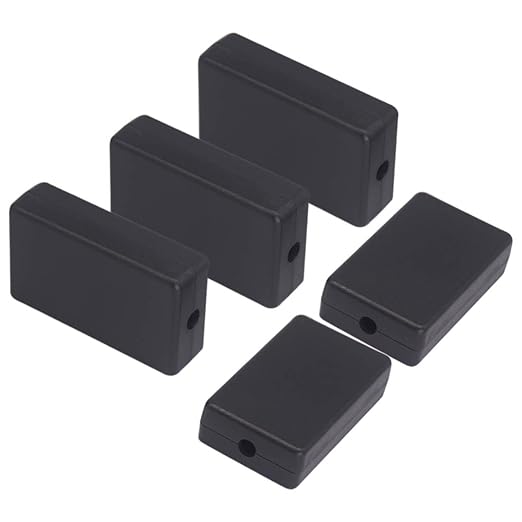 Zulkit 5Pcs Project Boxes ABS Plastic Electrical Project Case Power Junction by Zulkit