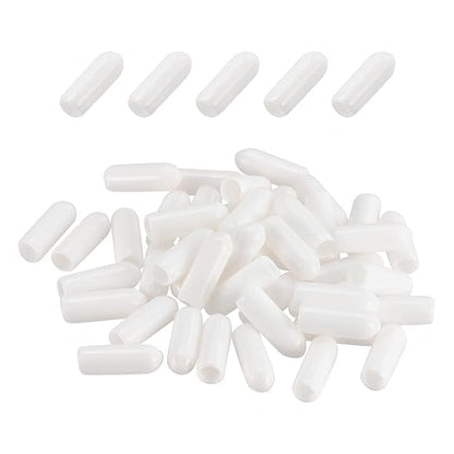 DMiotech 100 Pack 4mm ID White Screw Thread Protectors Rubber End Caps Bolt by DMiotech