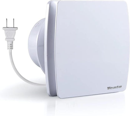 Venta 4 Inch Exhaust Fan – 1.5 Sones, Quiet Wall Mount Bathroom Exhaust Fan – by Venta
