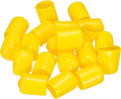 uxcell 20pcs Rubber End Caps 15mm ID Vinyl PVC Round Tube Bolt Cap Cover Screw - Image 4