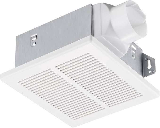 Bathroom Exhaust Fan, 50 CFM, 1.0 Sone DC Motor, Quiet Bathroom Fan by Unknown
