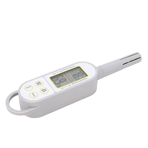 Indoor Temperature Humidity Meter, Digital Dry Wet Thermometer Handheld - Image 4