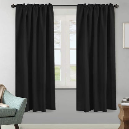 H.VERSAILTEX Blackout Curtains Thermal Insulated Window Treatment Panels Room - Image 2