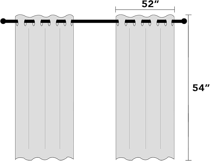 PrinceDeco Primitive Textured Linen 100% Blackout Curtains - Image 9