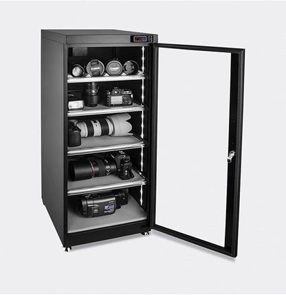 100L 5 Layers Electronic Dry Cabinet Camera Storage Dehumidify Cabinet 100-240V by PreAsion