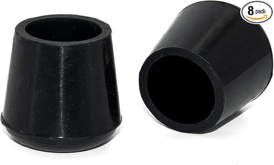 Flyshop 8Pcs 3/4", 19 mm Durable Silicone Chair Leg Caps Furniture Floor by Flyshop