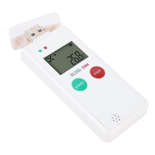 USB Temperature Data Logger Recorder, Reusable Digital Temperature Humidity - Image 3