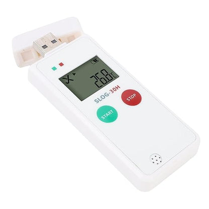 USB Temperature Data Logger Recorder, Reusable Digital Temperature Humidity - Image 3