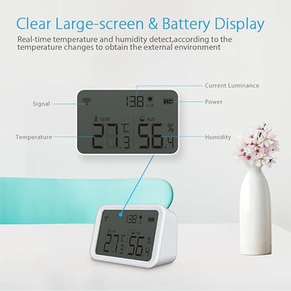 WiFi Temperature Humidity Light Sensor | Smart Home Monitoring | Phone - Image 5