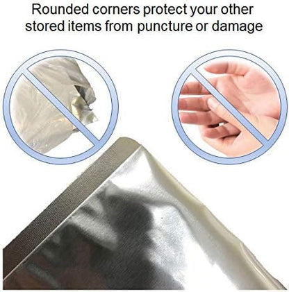 PackFreshUSA: Pint AirTight Seal-Top Stand-Up Mylar Pouch Bags Long-Term Food - Image 5