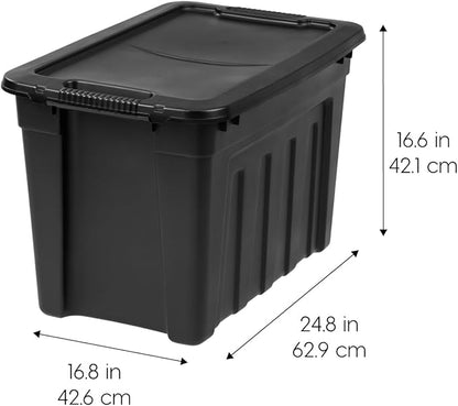 IRIS USA 20 Gallon Heavy Duty Storage Totes - Image 2