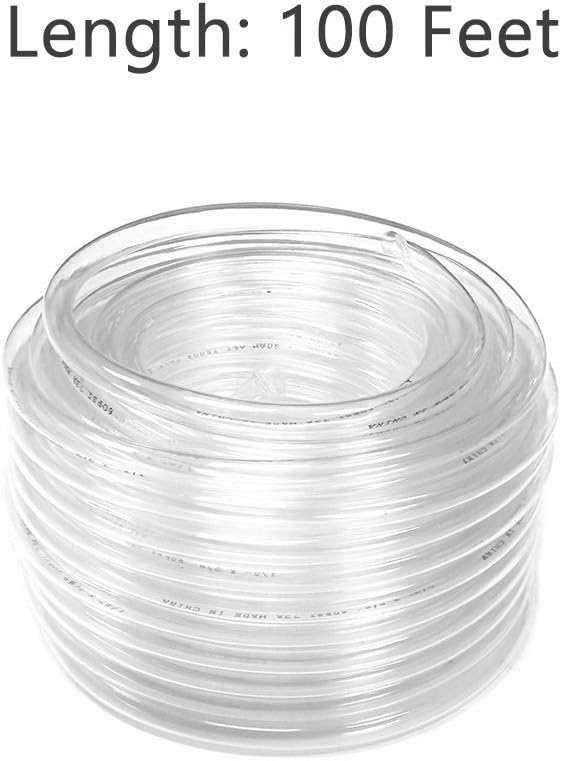 Eastrans 100ft x 5/16" ID Clear Vinyl Tubing, Flexible Hybrid PVC Tubing Hose - Image 5