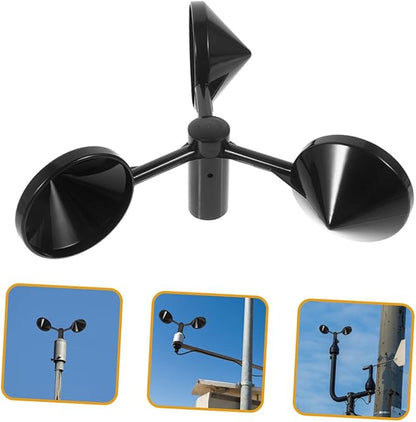 Sosoport 8pcs Outdoor Wind Speed Anemometer Cup Wind Speed Gauges Professional - Image 8