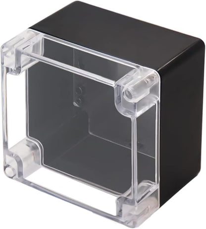 Project Box IP65 Waterproof Junction Box ABS Plastic Black Electrical Boxes DIY by Otdorpatio
