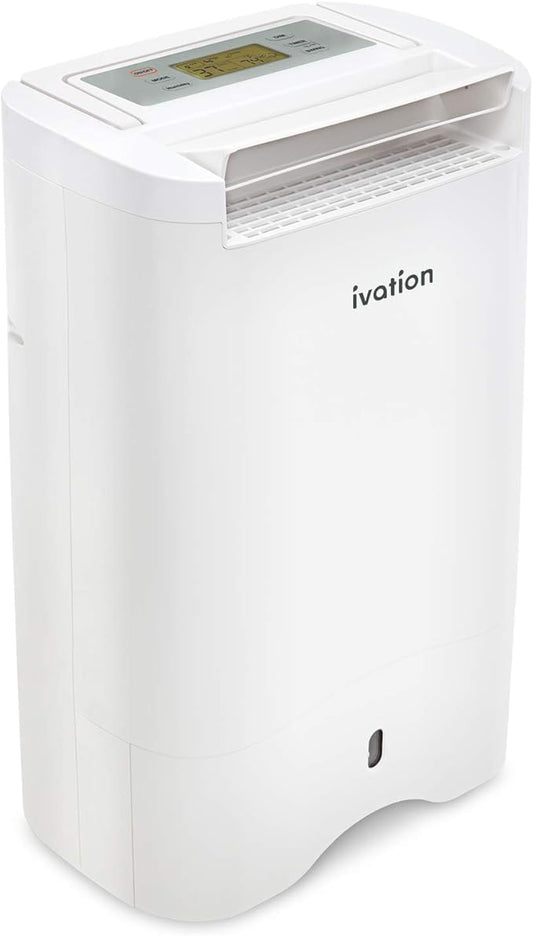 Ivation 19 Pint Small-Area Desiccant Dehumidifier Compact and Quiet - by Ivation