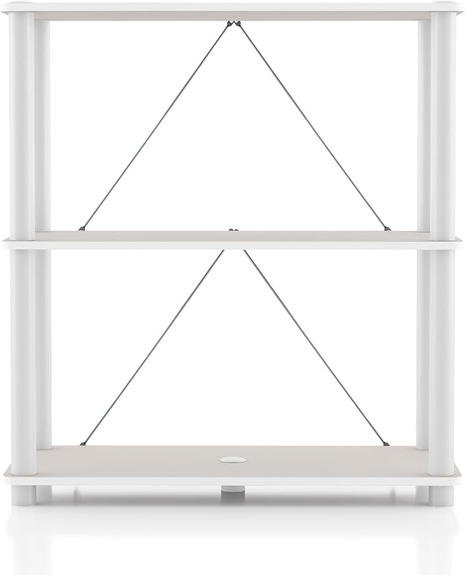 Homes: Inside + Out Apexa Modern 3-Tier Wide Shelving Units, Collectibles - Image 11