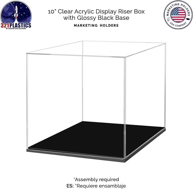 10" x 10" Clear Acrylic Display Box - Image 5