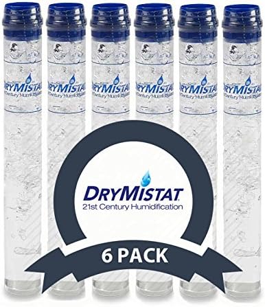 DryMistat® Cigar Humidifier Tubes – 6 Pack | Crystal-Based Two-Way Humidity by DryMistat