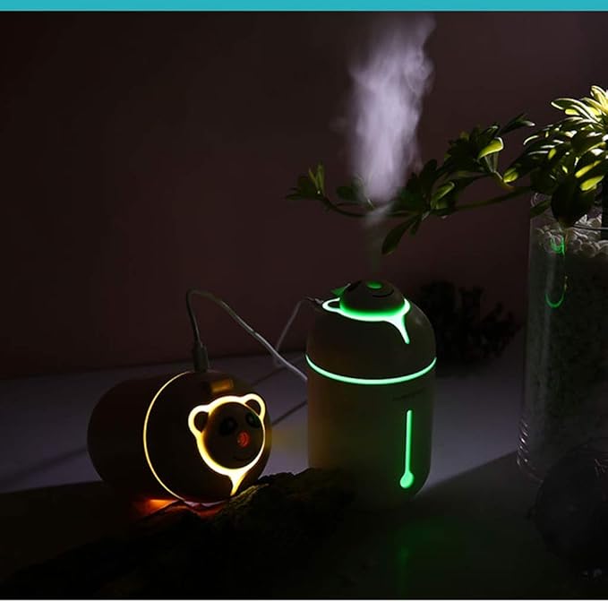 Car Humidifier LED Light Adjustable Fog Mode Waterless Automatic Off Humidifier - Image 7