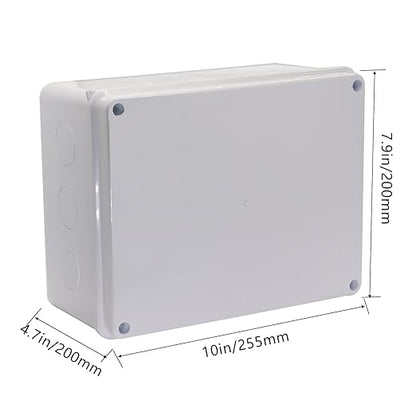 Junction Box, Reserved Holes Electrical Boxes Waterproof IP65 ABS Plastic - Image 2