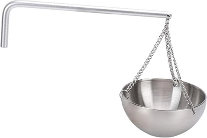 Stainless Steel Sauna Aromatherapy Bowl, Swing Arm Design Essential Oil Diffuser by Unknown