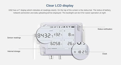 Ubibot Thermometer Hygrometer, Wireless Temperature Data Logger, Remote - Image 3