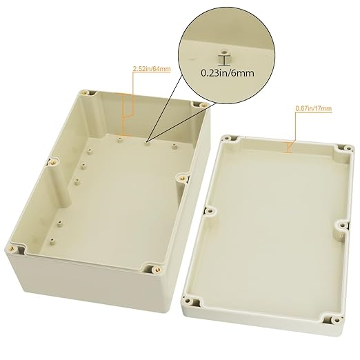 LeMotech Waterproof Dustproof IP65 ABS Plastic Junction Box Universal Electric - Image 4