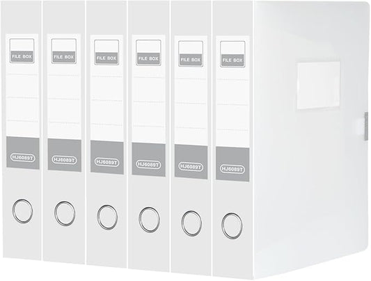 HUA JIE A4 Storage File Boxes Plastic Archives Cases by HUA+JIE