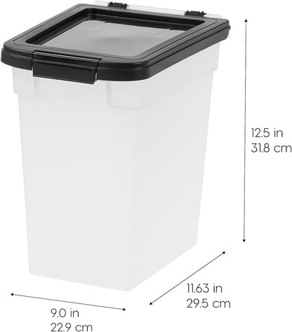 IRIS USA Airtight Dog Food Storage Container, 2 Pack, - Image 2