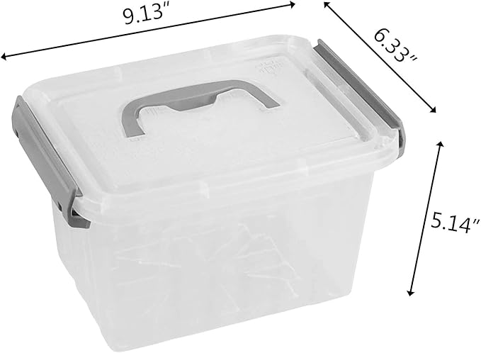 3 L Small Storage Bins, 6 Pack - Image 3