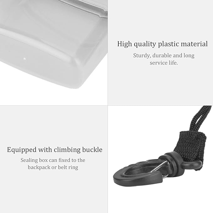 Tbest Boat Dry Bags, Waterproof Phone Pouch, Plastic Transparent Underwater - Image 5
