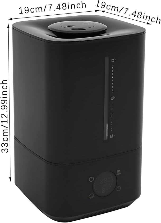 Humidifiers for Bedroom 6L Large Room, Cool & Warm Mist Ultrasonic Humidifier - Image 4