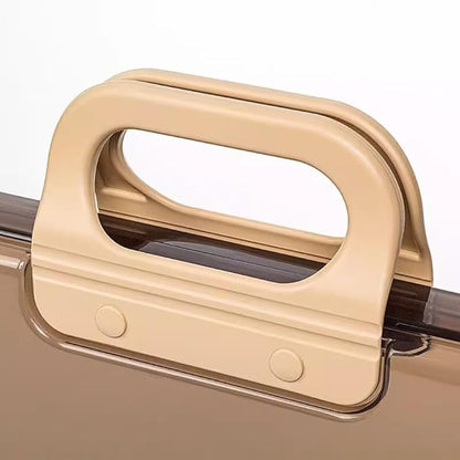 Portable File Box Clear Waterproof Document Storage Box - Image 4