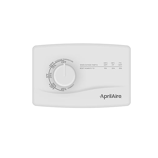 AprilAire 4655 Manual Whole-House Duct or Wall Mounted Humidifier Control by AprilAire