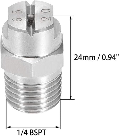 uxcell Flat Fan Spray Tip - Image 2