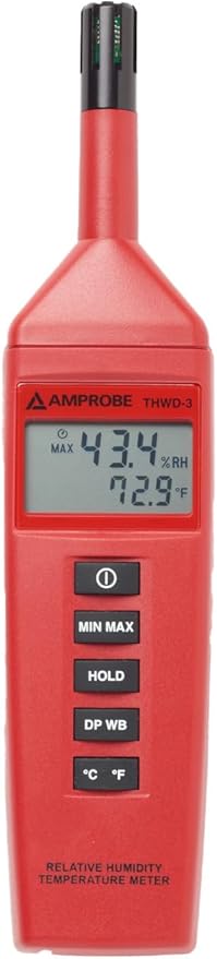 Amprobe THWD-3 Relative Humidity Temperature Meter by Amprobe