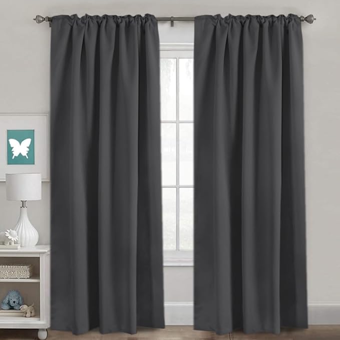 H.VERSAILTEX Blackout Curtains Thermal Insulated Window Treatment Panels Room - Image 2