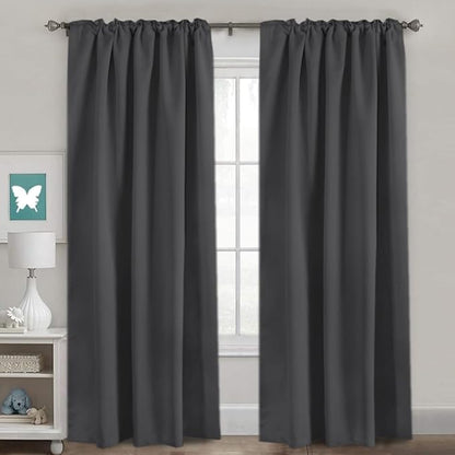 H.VERSAILTEX Blackout Curtains Thermal Insulated Window Treatment Panels Room - Image 2